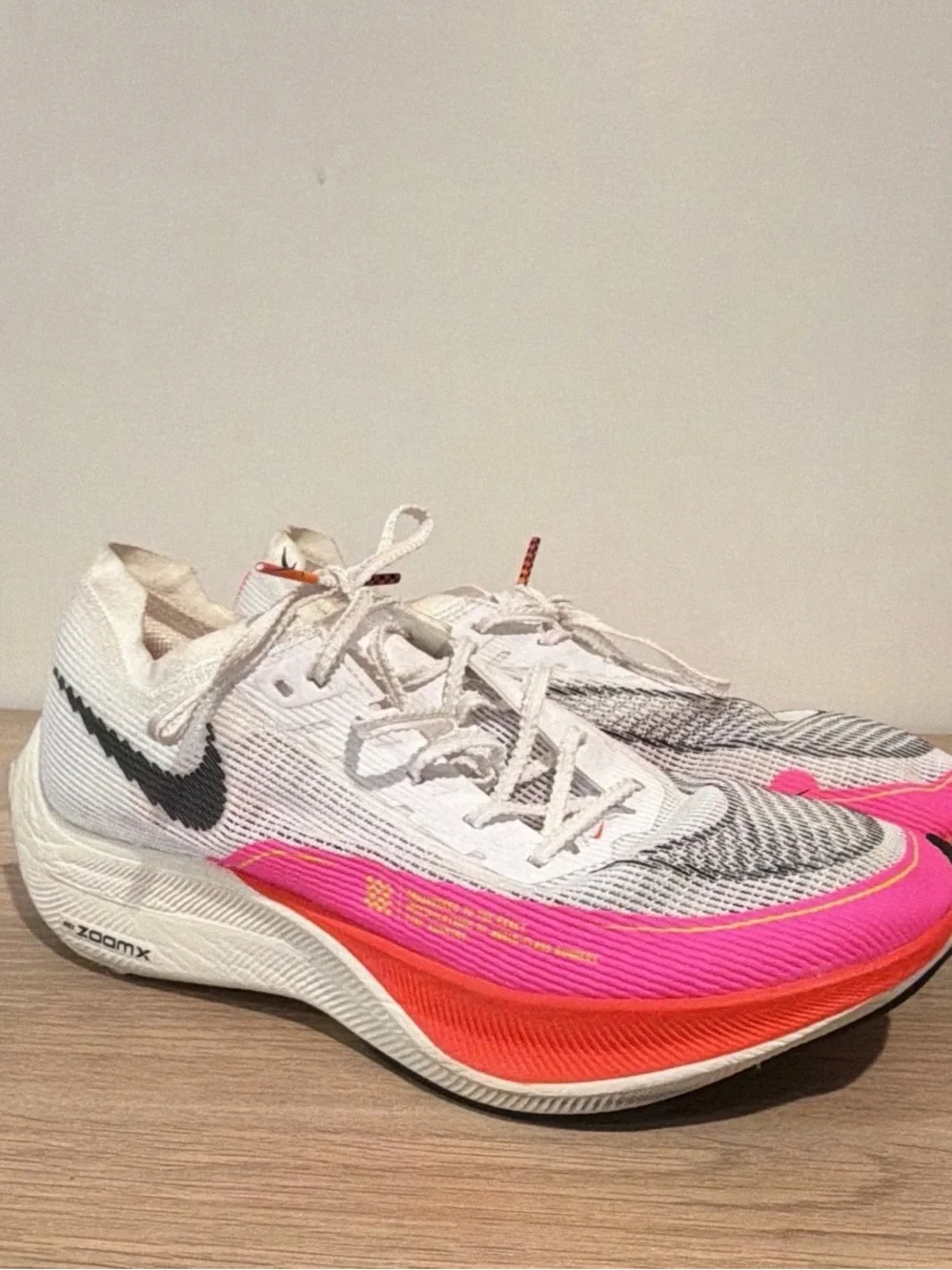 NIKE ZOOMX VAPORFLY NEXT% 2 WHITE PINK RUNNING SHOES DJ5458-100